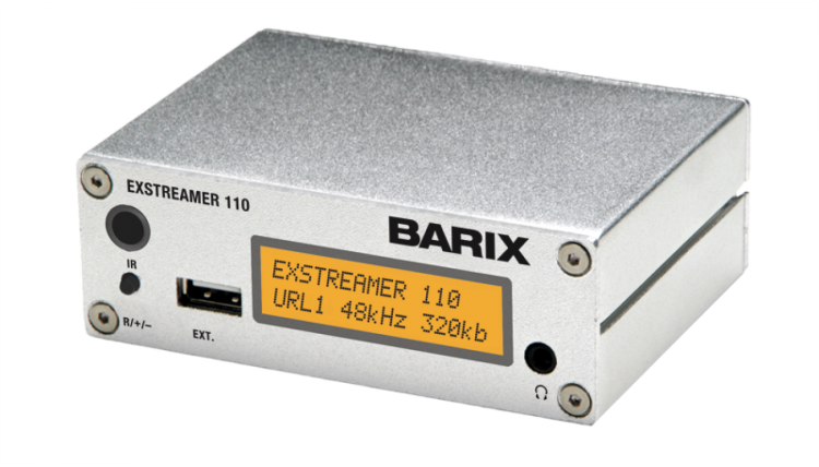 Barix Exstreamer 110 Audio over IP Decoder