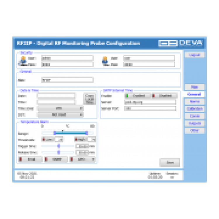 Deva RF2IP Digitale RF Power Monitoring Probe via LAN verbinding