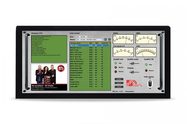 R&R Systems FMlan stereo FM-Monitor Receiver