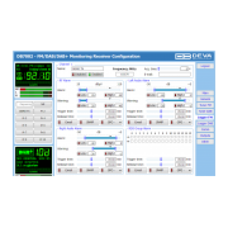 Deva Broadcast DB7002 Professionele FM/DAB/DAB+- Monitor Ontvanger