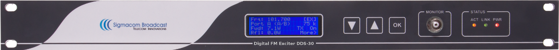 Sigmacom Broadcast DDS30 Digitale FM Zender 30 Watt