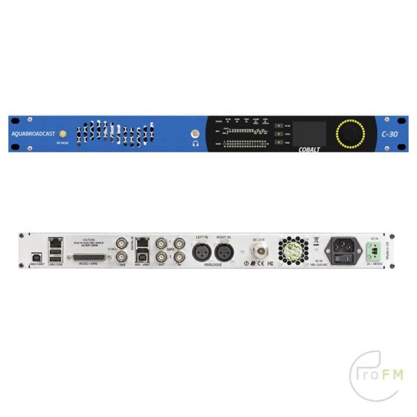 Pro FM Broadcast - Aqua Broadcast Cobalt C-30 FM Transmitter