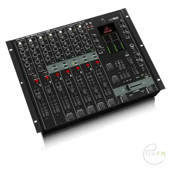 Pro FM Broadcast - Behringer DX2000 USB - Analoge DJ Mixer