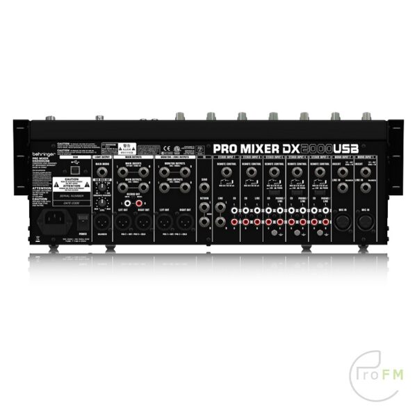 Pro FM Broadcast - Behringer DX2000 USB - Analoge DJ Mixer
