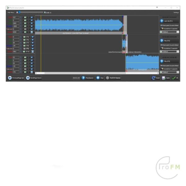 Pro FM Broadcast - Caliope On-Air Suite - Radio Automation Software
