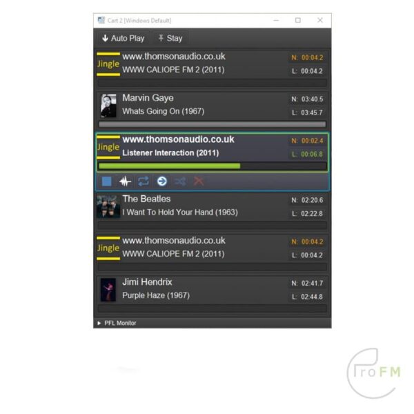 Pro FM Broadcast - Caliope On-Air Suite - Radio Automation Software