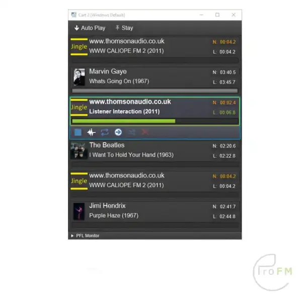 Pro FM Broadcast - Caliope On-Air Suite - Radio Automation Software