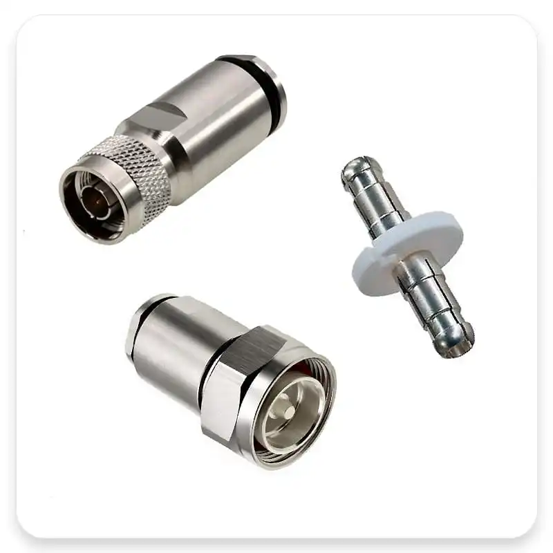 RF Coaxiale BNC Naar F-Type Adapter – Mannelijk/Vrouwelijk – Voor Antenne, CCTV En Coaxkabels – Vernikkeld (Zilver)