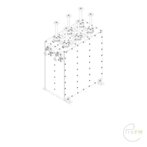 Com-tech DAB 6-Pole 80 mm Bandpass Filter