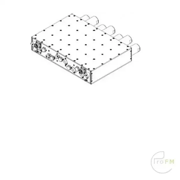 Pro FM Broadcast - Com-tech DAB 7-Pole 60 mm Bandpass Filter