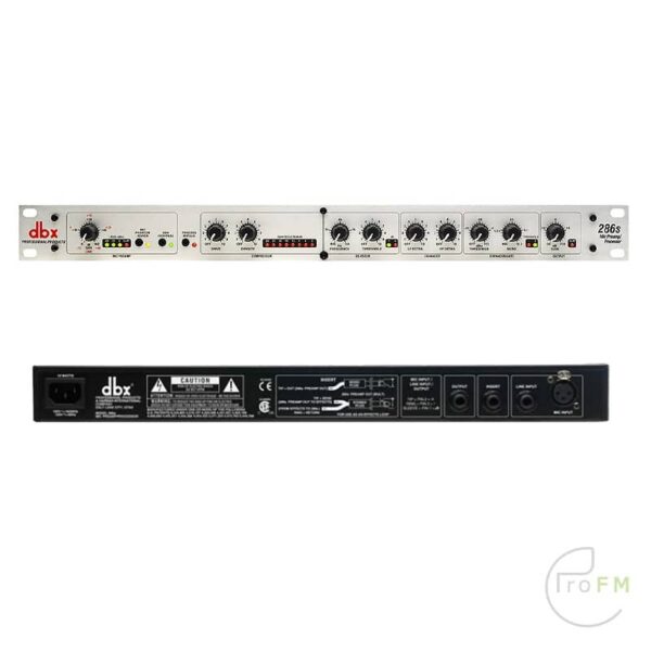 ProFM Broadcast - DBX 286S Microfoon Processor