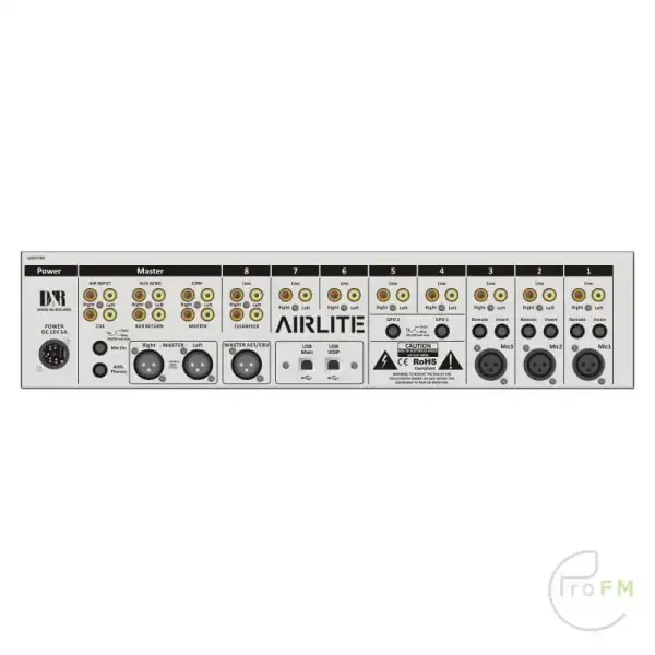 Pro FM Broadcast - D&R Airlite 8 Channel Broadcast Mixer 01