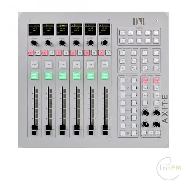 Pro FM Broadcast - D&R Axite 6 Channel Digital Broadcast Mixer