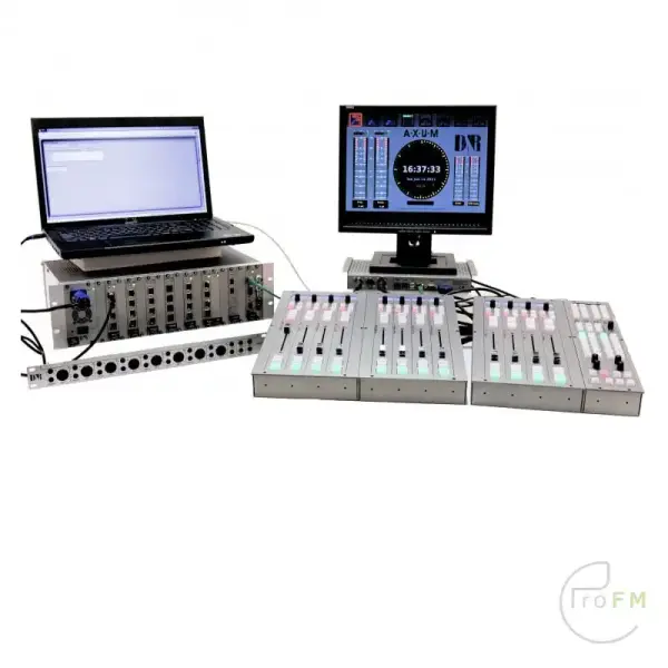 Pro FM Broadcast - D&R Axum Modular Digital Broadcast Mixer