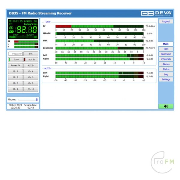 Pro FM Broadcast - Deva Broadcast DB35 Compact & Reliable FM Radio Streamer 02