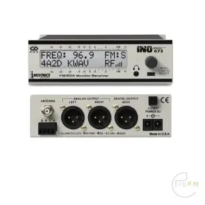 Pro FM Broadcast - Inovonics 673 INOmini FM-RDS Receiver