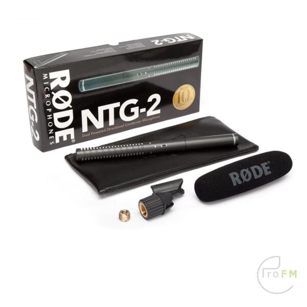 Pro FM Broadcast - Rode NTG 2 Shotgun Condenser Microphone