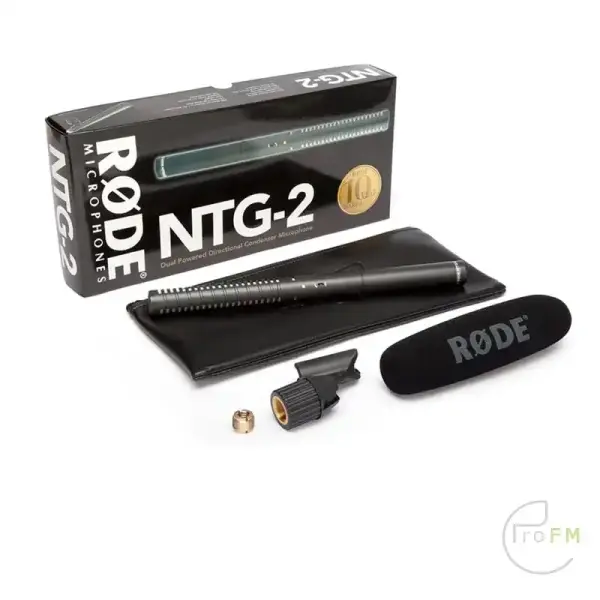 Pro FM Broadcast - Rode NTG 2 Shotgun Condenser Microphone