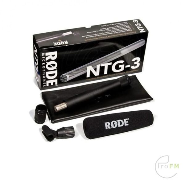 Pro FM Broadcast - Rode NTG 3 Shotgun Condenser Microphone