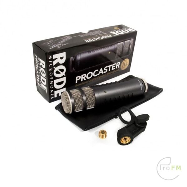 Pro FM Broadcast - Rode Procaster Condenser Broadcast Microphone With Shockmount