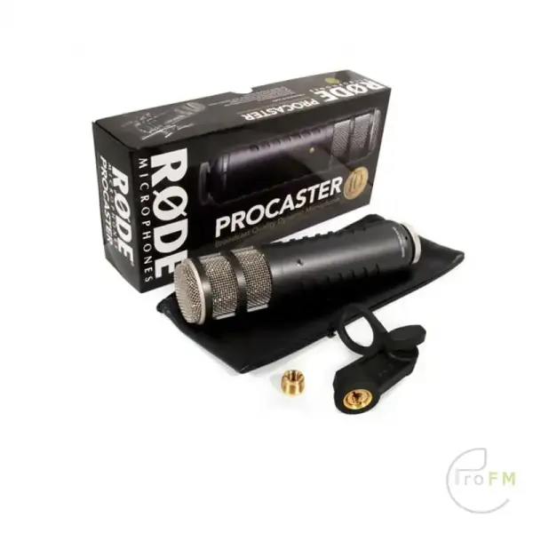 Pro FM Broadcast - Rode Procaster Condenser Broadcast Microphone With Shockmount