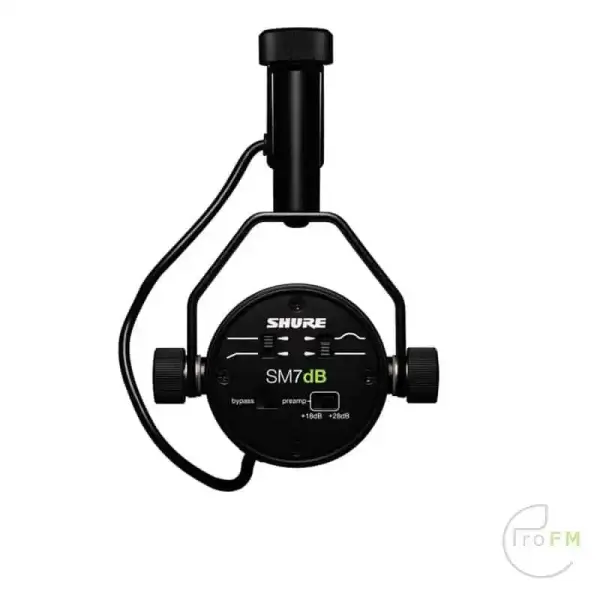 Pro FM Broadcast - Shure SM7DB Dynamic Broadcast Microphone