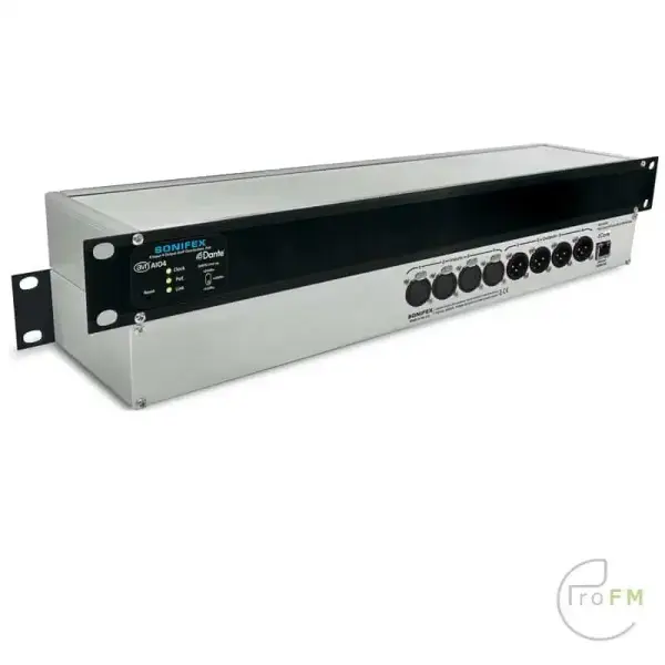 Pro FM Broadcast -Sonifex AVN-AIO4 4 Input, 4 Output Dante® Interface, PoE