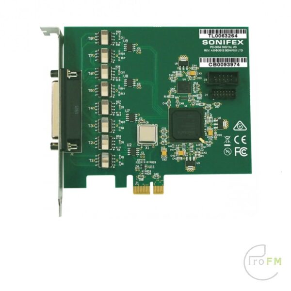 Pro FM Broadcast - Sonifex PC-DIG4 Digitorc 4, 4 Stereo AES-3 I-O PCIe Sound Card