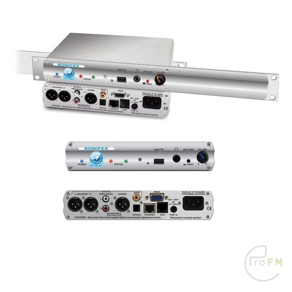 ProFM Broadcast - Sonifex PS-PLAY IP to Audio Streaming Decoder