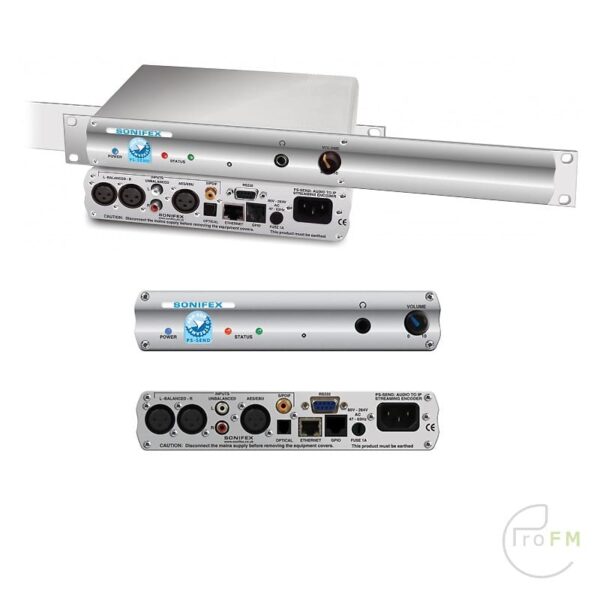 Pro FM Broadcast - Sonifex PS-SEND Audio over IP Streaming Encoder