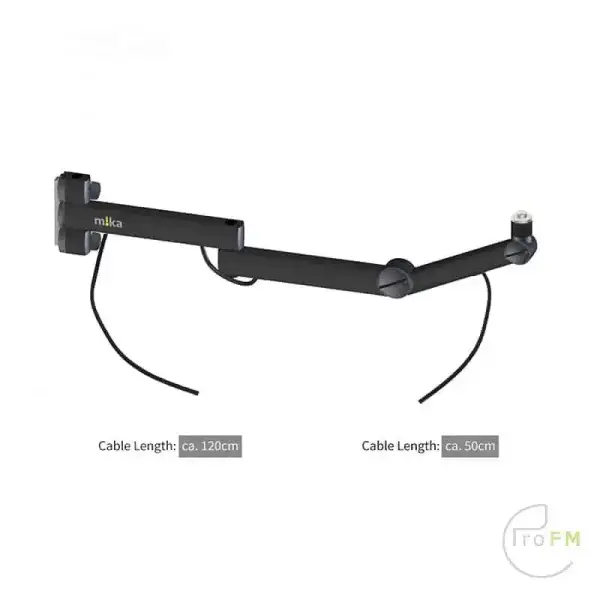 roFM Broadcast - YellowTec M!ka Microphone Arm TV