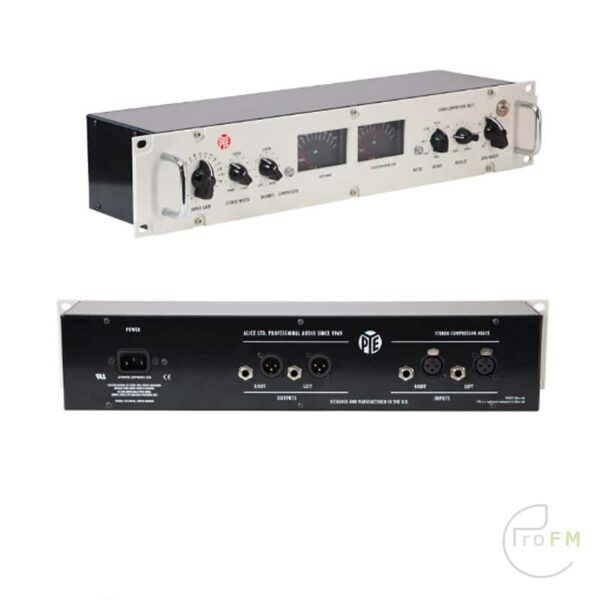 ProFM Broadcast - Alice PYE 4061S Stereo Feed Forward Compression Amplifier