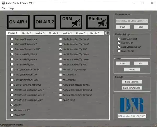 ProFM Broadcast - D&R Airlab DT On Air Console Analog / Digital Mixer / Console