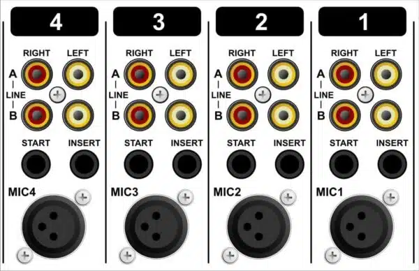D&R Airmate fader 1-4 Mic-line