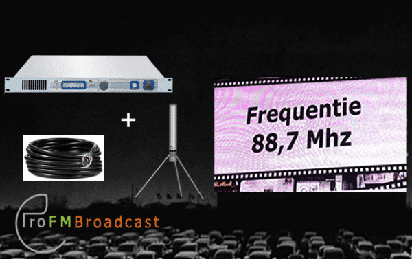 Pro FM Broadcast_set up drive-in_event_.