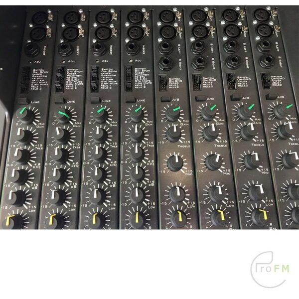 Pro FM Broadcast - DM Broadcast M16 broadcast Console fader detail