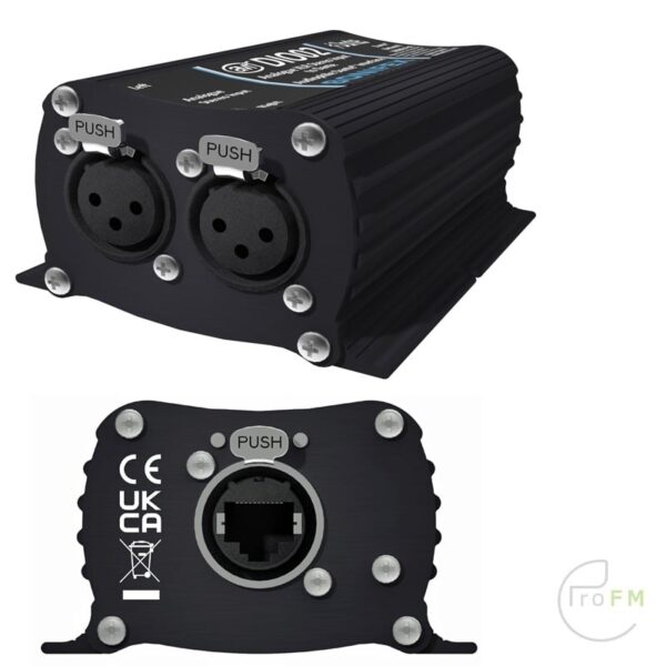 Pro FM Broadcast - Sonifex AAVN-DIO02 Dante® to Analogue XLR Stereo Intput