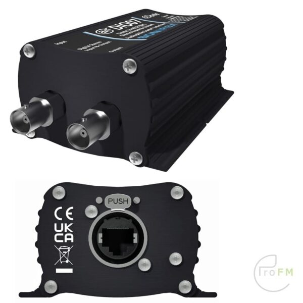 Pro FM Broadcast - Sonifex AAVN-DIO07 Dante® to AES-3id BNC Stereo Input & Output