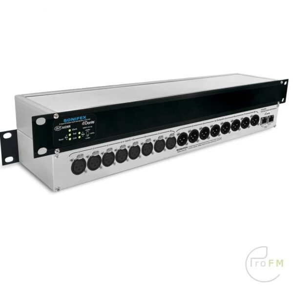 Pro FM Broadcast -Sonifex AVN-AIO8R 8 Input, 8 Output Dual Dante® Interface, PoE
