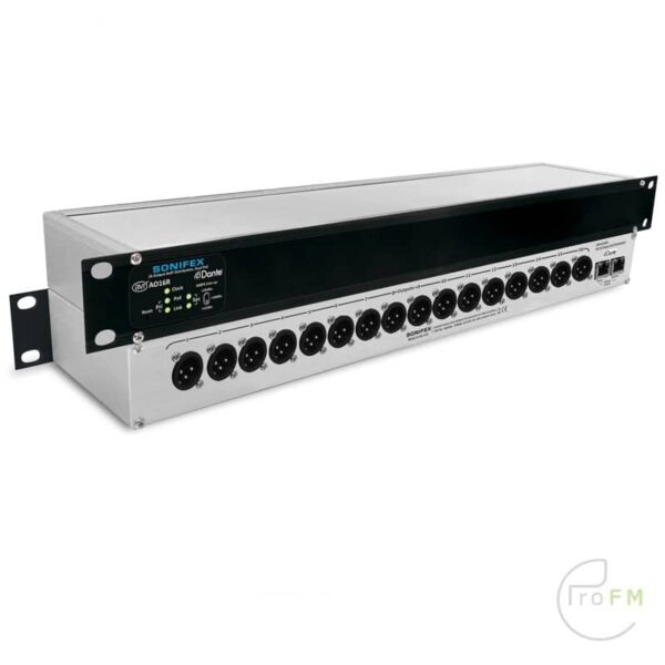 Pro FM Broadcast - Sonifex AVN-AO16R 16 Output Dual Dante® Interface, PoE