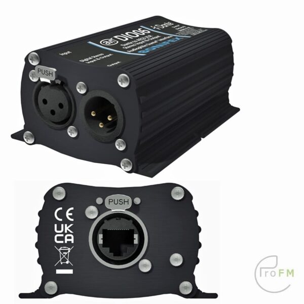 Pro FM Broadcast - Sonifex AVN-DIO06 Dante® to AES3 XLR Stereo Input & Output