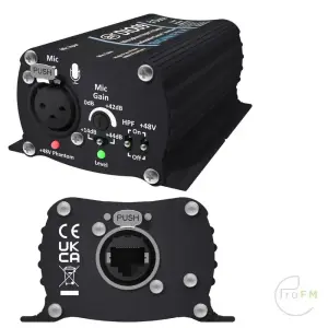 Pro FM Broadcast - Sonifex AVN-DIO09 Microphone Input to Dante®