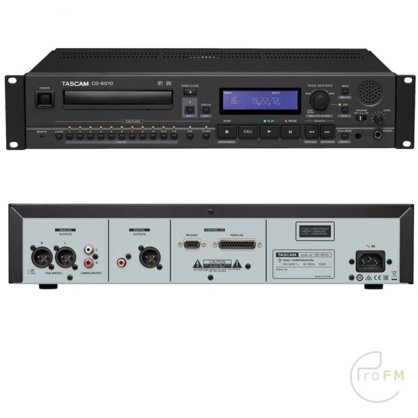 Pro FM Broadcast - Tascam CD-6010 Cd Player