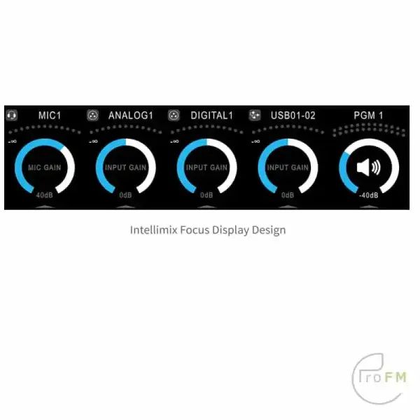 Pro-FM-Broadcast-yellowtec-YT2000-Intellimix-Focus-Desktop-Mixer-display