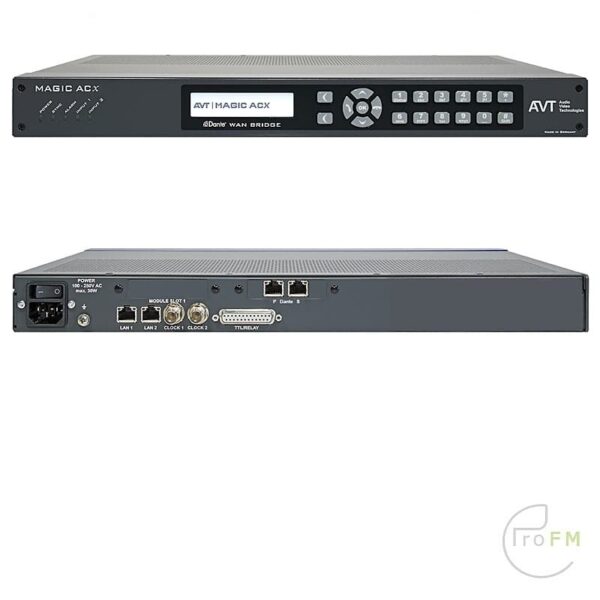 Pro FM Broadcast - AVT MAGIC ACX Dante Bridge