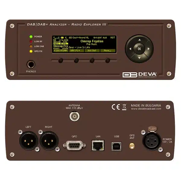 Deva Broadcast Radio Explorer III Mobile DAB Radio Analyzer
