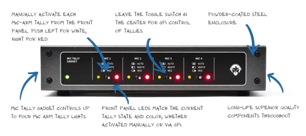 Angry Audio Mic Tally Gadget - Image 2