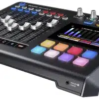 ascam Mixcast 4 Podcast Recording Console side