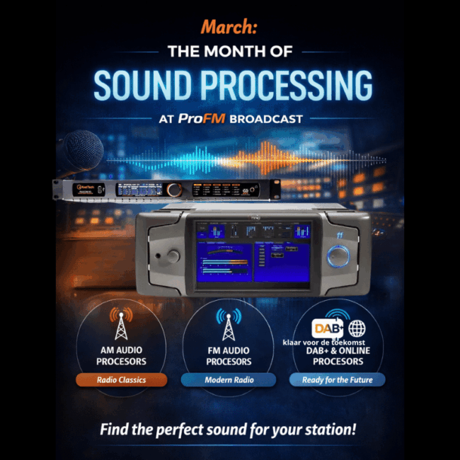 Sound prossing at Profm broadcast Sound prossing at Profm broadcast