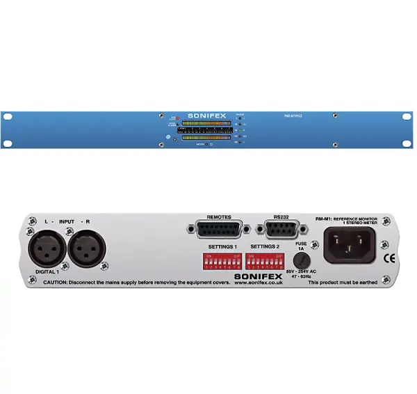 SONIFEX RM-M1R53 Reference Monitor Meter LED USED - Image 2